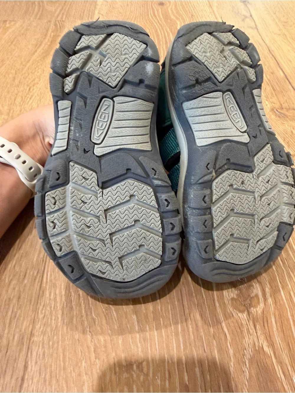 Keen Toddler Teal and Neon Outdoor Sandals